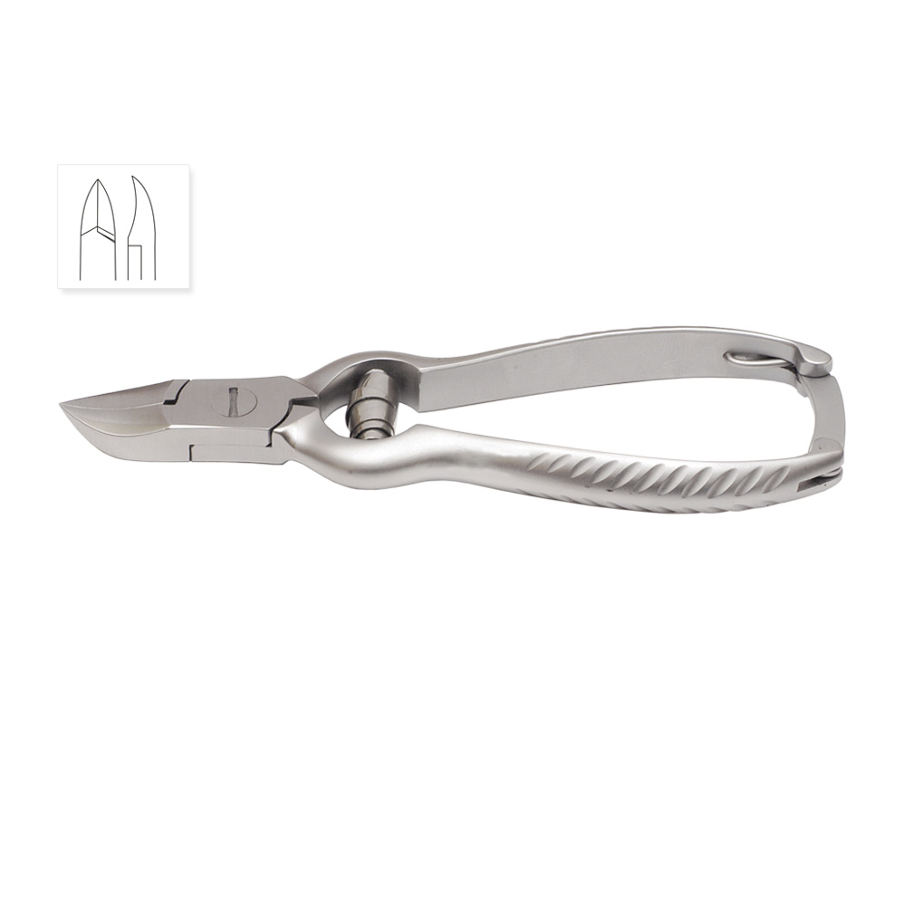 Toenail Nipper Concave Jaw with Barrel Spring Size 4.75